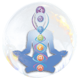 logo bulle bouddha chakra équilibre équilibrage rééquilibrage énergies magnétisme magnétiseur guérisseur coupeur de feu fabrice corazza locunolé tréméven quimperlé le faouët finistère bretagne